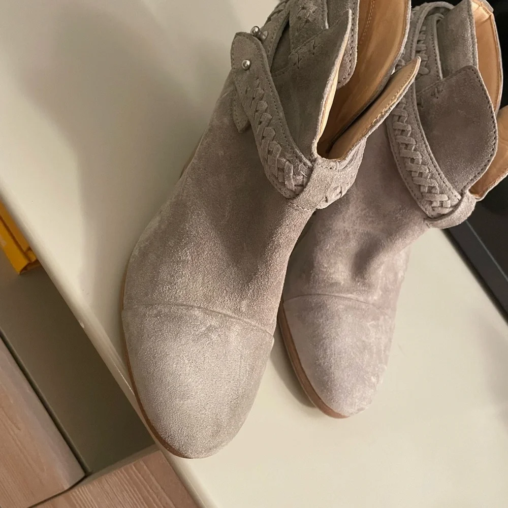 Grey Rag & Bone Booties - Picture 2 of 6